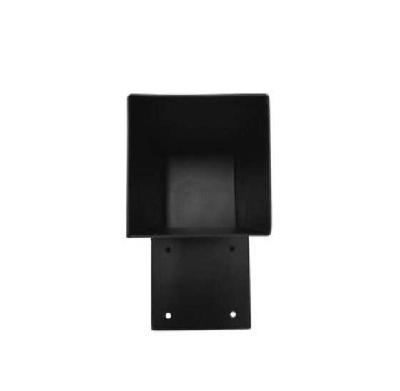 Hoekverbinder voor palen 151x151 mm zwart - 2 mm