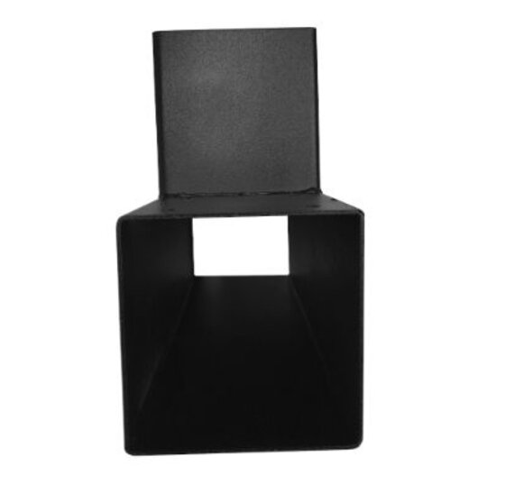 T-verbinder voor palen 121x121 mm zwart - 2 mm