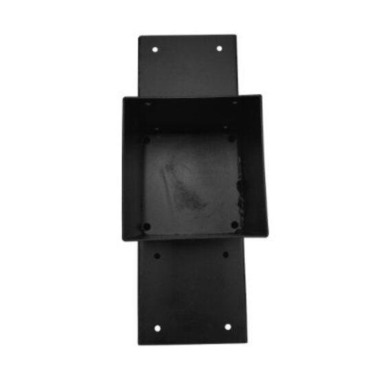 T-verbinder voor palen 151x151 mm zwart - 2 mm