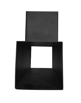 T-verbinder voor palen 151x151 mm zwart - 2 mm