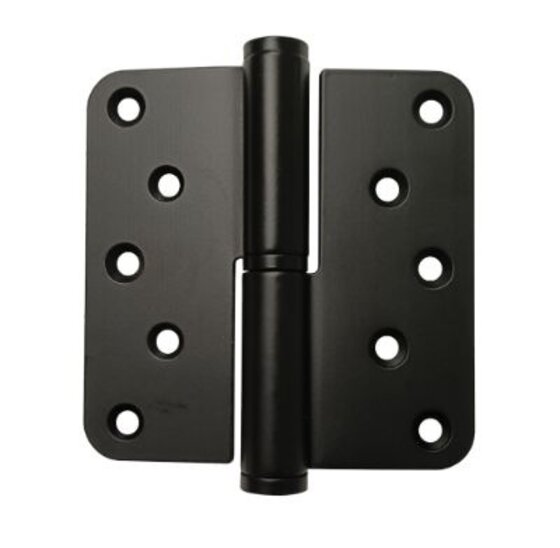 Scharnier RVS Zwart 100x100x3 mm Rechts