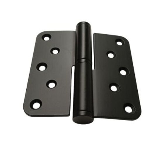 Scharnier RVS Zwart 100x100x3 mm Rechts