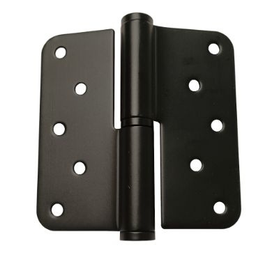 Scharnier RVS Zwart 100x100x3 mm Rechts
