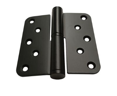 Scharnier RVS zwart 100x100x3 mm - links