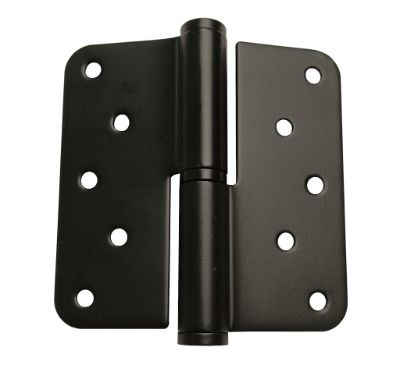 Scharnier RVS zwart 100x100x3 mm - links
