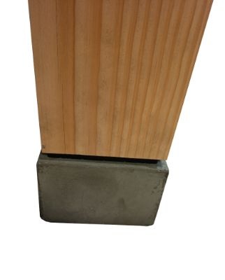 Cobblit koppelstuk 130x130 mm betonpoer M16 met set