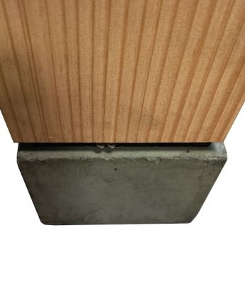 Cobblit koppelstuk 130x130 mm betonpoer M16 met set