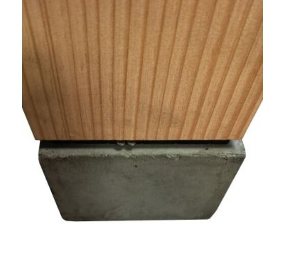 Cobblit koppelstuk 130x130 mm betonpoer M20 - compleet