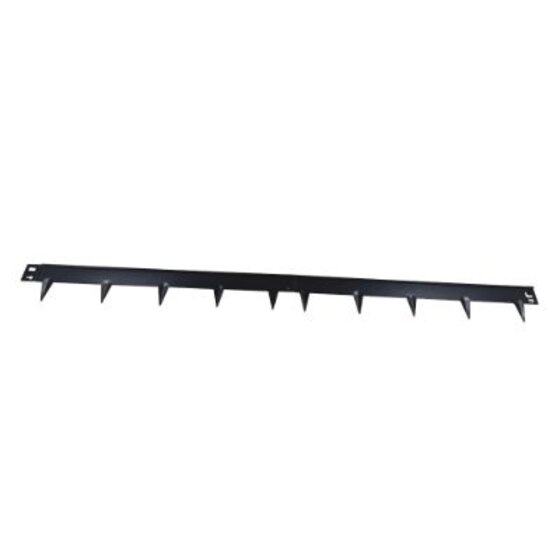 Kantopsluiting Zwart 106x16 cm - 1,5 mm Omgeplooide Rand