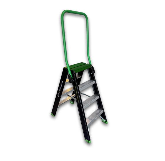 RIX RIX Professional Stair Dubbele Trap 2x4 met Inklapbare Beugel