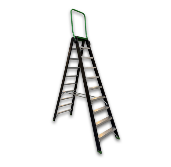 RIX RIX Professional Stair Dubbele Trap 2x10 met Beugel