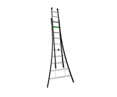 RIX RIX Professional Reformladder 2x10 met Toprollen