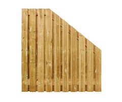 Afbouwscherm Grenen 21-planks Geschaafd 180x180/90 cm