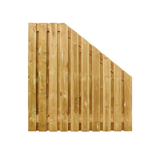Afbouwscherm Grenen 21-planks – Geschaafd – 180x180/90 cm