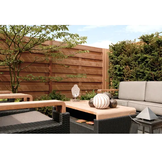 Hardhouten Schutting Geschaafd – 18-Planks