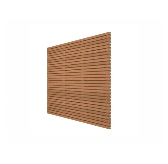Thermisch behandeld ayous Lattenscherm – Dubbelzijdig – 180x180 cm