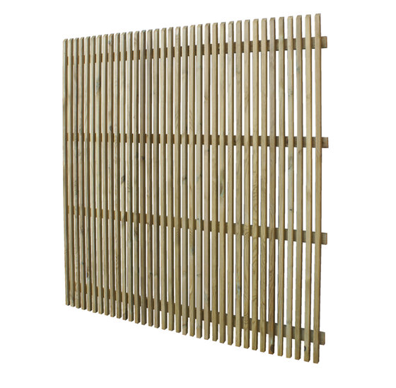 Tuinscherm Plano – Geschaafd Grenen – 180x180 cm