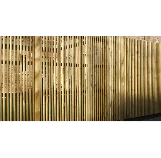 Tuinscherm Plano – Geschaafd Grenen – 180x180 cm