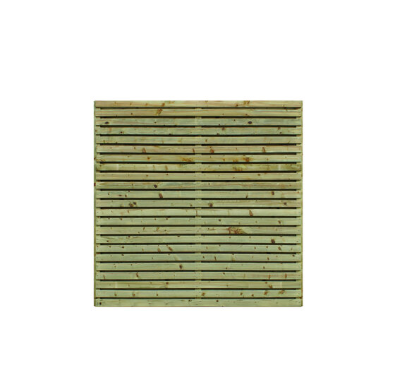 Tuinscherm Strada – Geschaafd Grenen – 180x180 cm