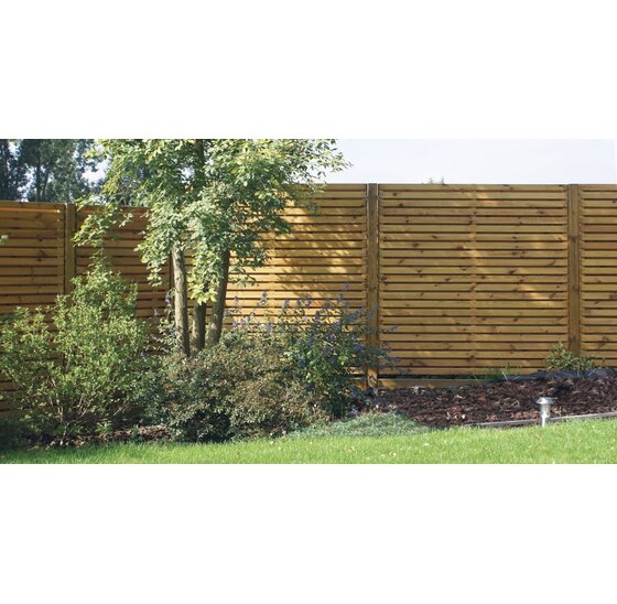 Tuinscherm Strada – Geschaafd Grenen – 180x180 cm