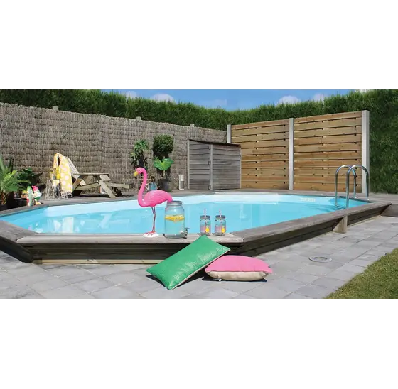 Tuinscherm Vital – Geschaafd Grenen – 180x180 cm
