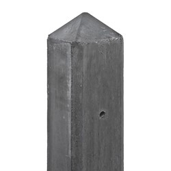 Betonpaal antraciet 10x10 cm – 280 cm | Diverse uitvoeringen