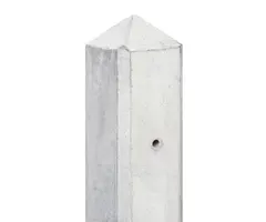 Betonpaal grijs 10x10 cm | Eindpaal, hoekpaal of T-paal