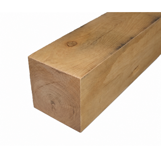 Eiken Paal Bezaagd 10x10x150 cm