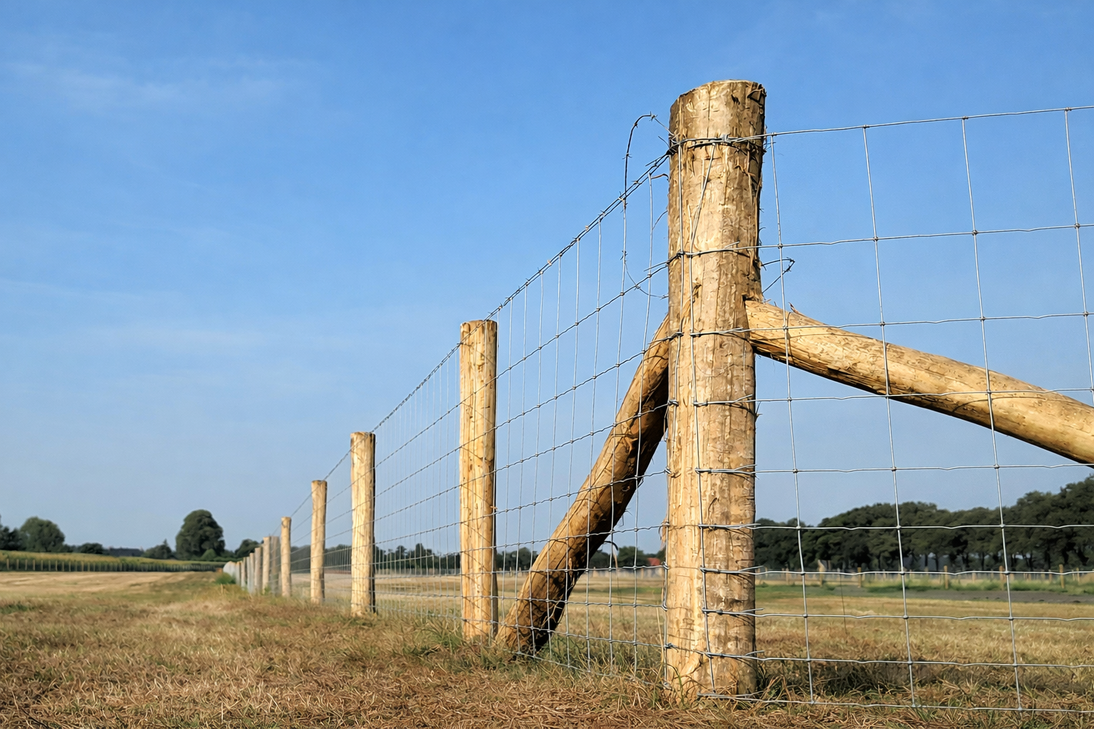 Robiniapaal geschild Ø 14–16 x 300 cm