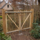 Dubbele Kastanje Poort 200x80 cm | Handgemaakt & Duurzaam