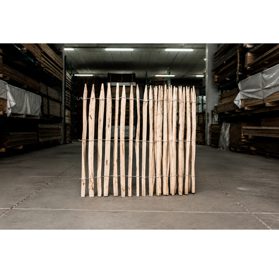 Kastanje schapenhek 100 × 500 cm – latafstand 2 cm