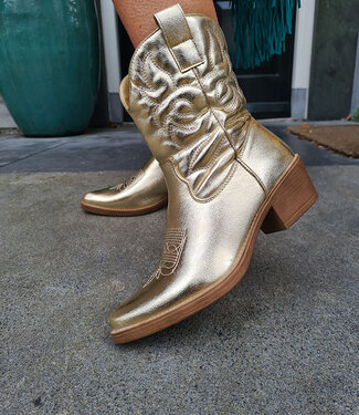 Cowboy Boots Gold