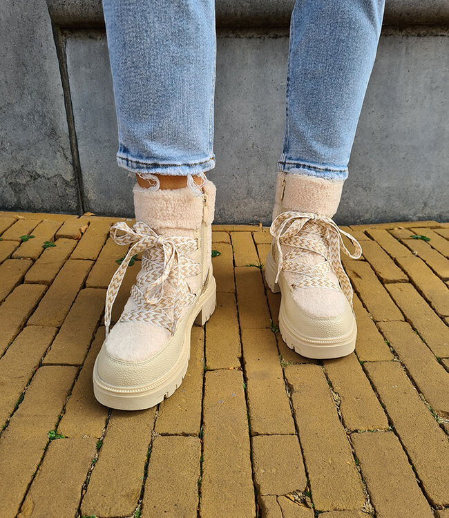 Winterboots Teddy Beige