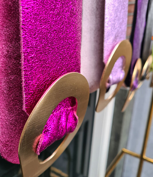 Riemen Brede Band Goud Gesp Shimmer