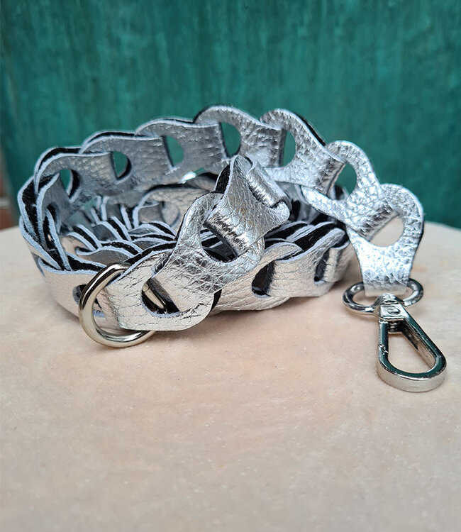 Schouderband voor Tas Schakel Zilver Small Maxime Fashion
