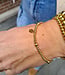 Kralenarmbandje Gold Balletjes