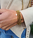 Kralenarmbandje Gold Balletjes