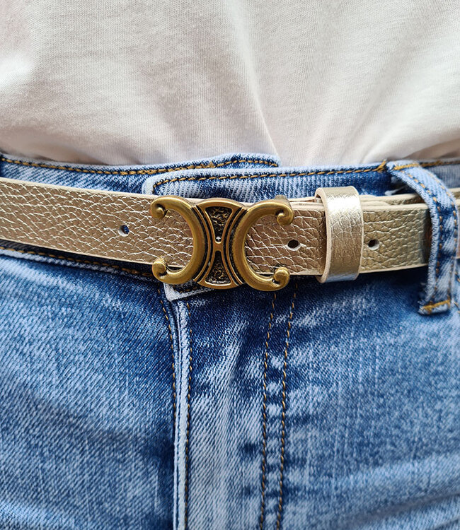 Look-a-Like Riem Ce Line Goud Small
