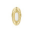 Ring Gold Boho Ovaal Steen Wit