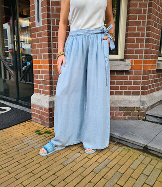 Wijde Jeanslook Summer Pants