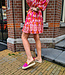 Rokje Ruffle Aztec Roze/Oranje/Wit