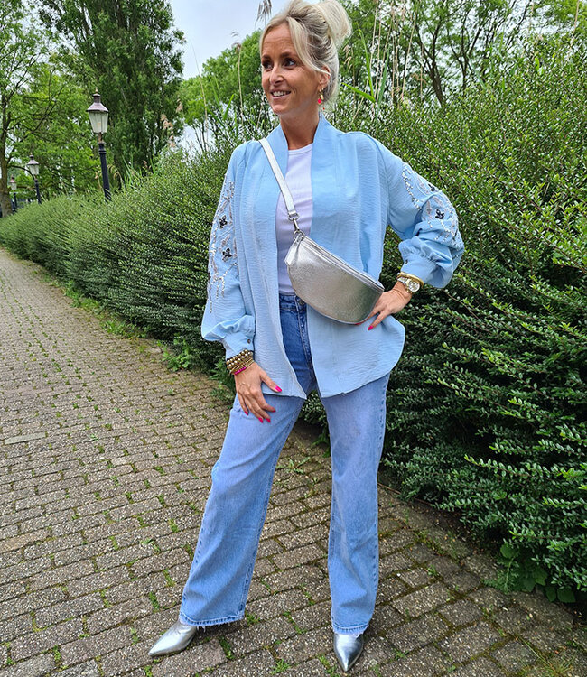 Crossbody Bag Big Zilver