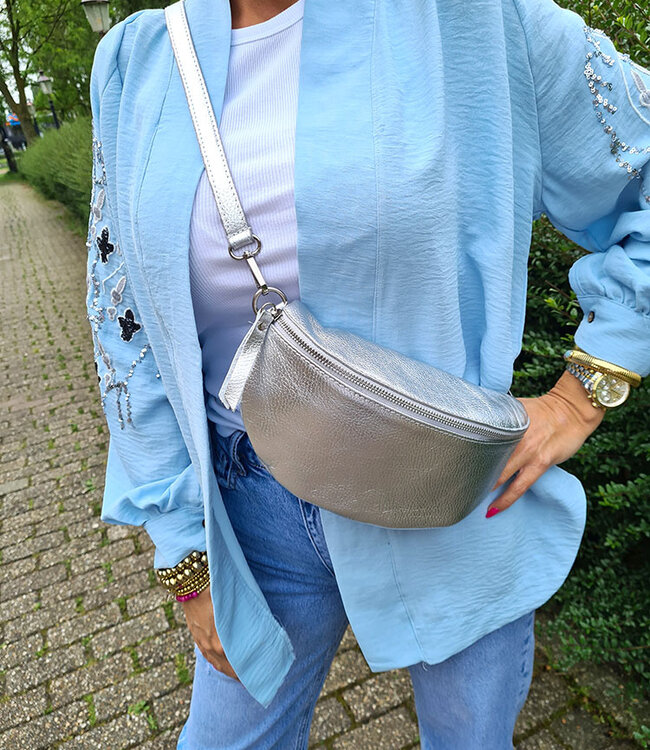 Crossbody Bag Big Zilver