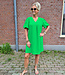 Basic Pofmouw Dress Groen