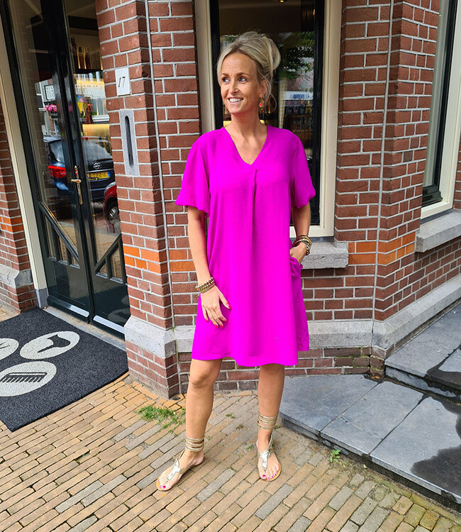 Basic Pofmouw Dress Magenta