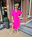 Oversized Effen Dress Fuchsia