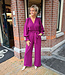 Jumpsuit Lange Mouw Aubergine