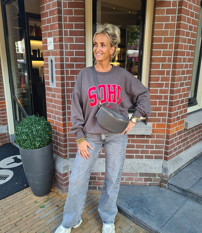 Crossbody Bag Big Grijs