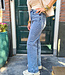 Queen Hearts Straight Blue Jeans 3327-1