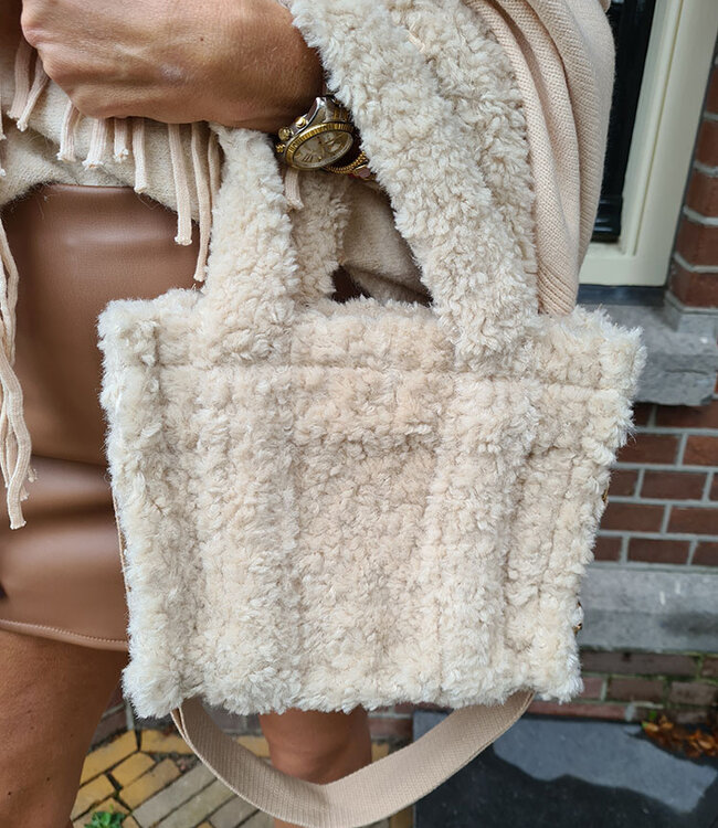 Mini Shopper Teddy Beige